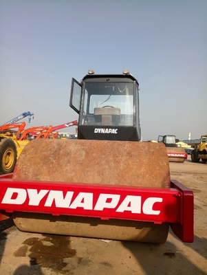Dynapac CA30D ロード ロール と シングル ドラム 鋼輪 の 基礎 建設
