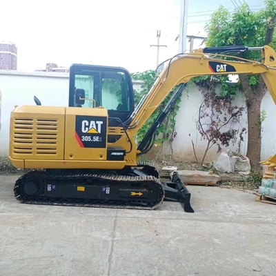 日本EPAエンジンと0.35m3バケット容量を持つオリジナルペイント CAT305.5E掘削機
