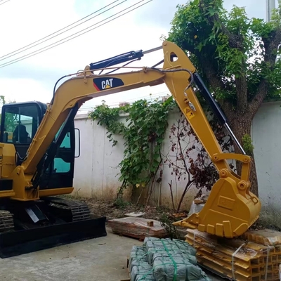 日本EPAエンジンと0.35m3バケット容量を持つオリジナルペイント CAT305.5E掘削機