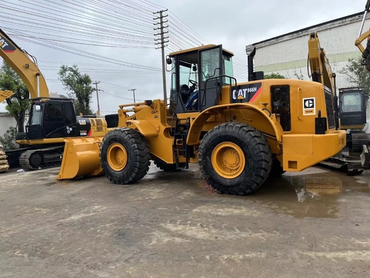 92 KW 中古 日本 オリジナル カタピラー ローダー カタピラー 966H 建材店用