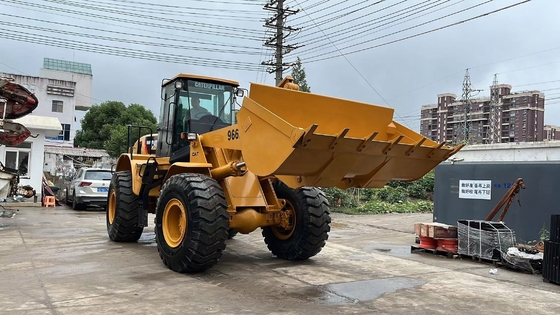 92 KW 中古 日本 オリジナル カタピラー ローダー カタピラー 966H 建材店用