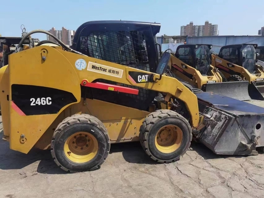 CAT 246C スキッドステアローダー 車輪ローダー より良い燃料節約と土を移動