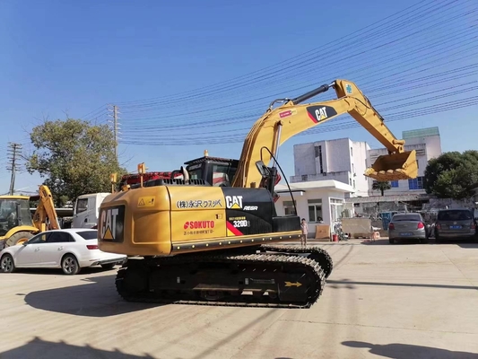 中古キャタピラー掘削機 Cat320D2 日本製 20TON 定量荷重のロード機