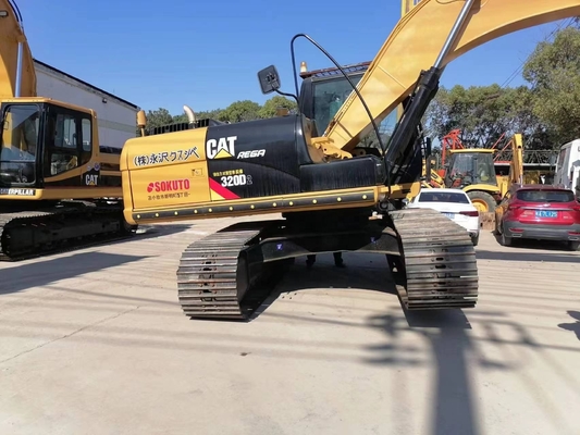 中古キャタピラー掘削機 Cat320D2 日本製 20TON 定量荷重のロード機