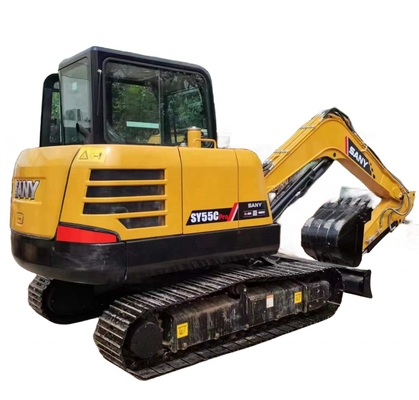 原装ペイント SANY 55C エーピエエンジンと 0.35m3 バケット容量