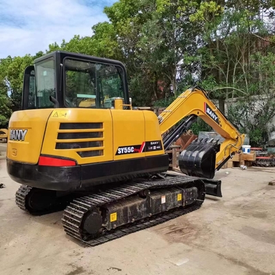 原装ペイント SANY 55C エーピエエンジンと 0.35m3 バケット容量