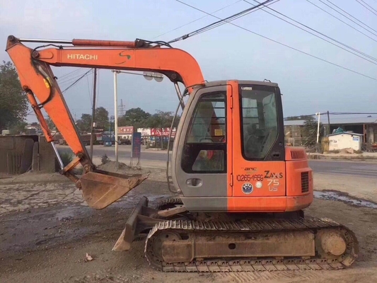日本原装7T掘削機 ヒタチ zx75us zaxis75us EPAエンジン付き クローラー・ディガー