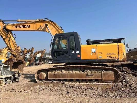 33 TON 韓国 EPA エンジン ヒューンダイ 335LC-7 水力掘削機 移動型 クローラー掘削機