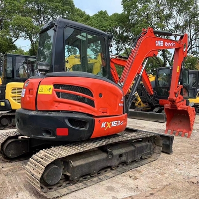 日本エンジンとリユアン水力シリンダー付きの古着ミニ掘削機クボタ KX163