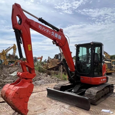 日本エンジンとリユアン水力シリンダー付きの古着ミニ掘削機クボタ KX163
