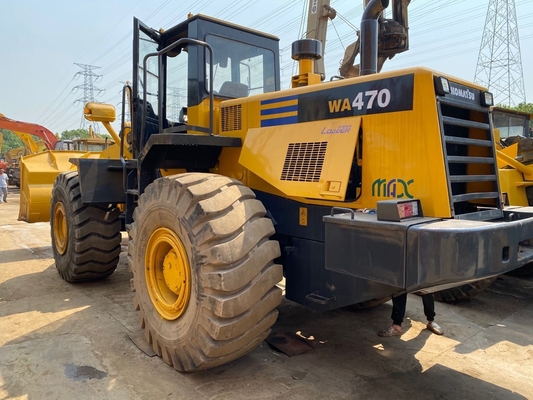 フロント・ローダー コマツー WA470 建設用ホイール・ローダー 7TON 定量負荷