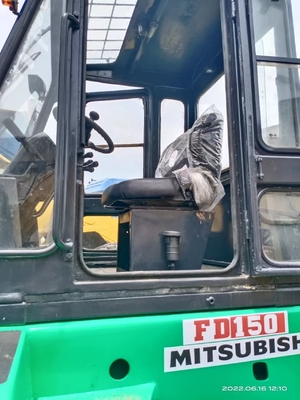 三?? FD150 中古フォークリフト 他のバケツ容量のための良好な状態