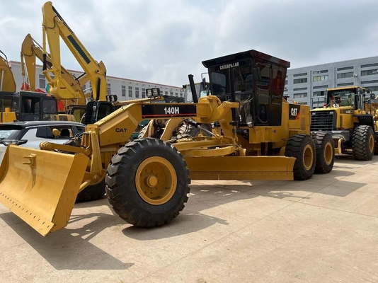 日本 オリジナル 中古 カタピラー 140H 低労働時間建設用モーターグレード