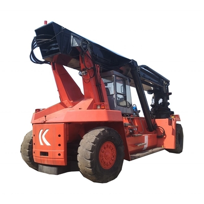 90% カルマールリーチスタッカー DRD450 タワークレーン 45トンのコンテナ 望遠鏡操作機