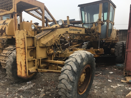 良き状態のダブルドラムローラー CAT 12G 日本から使用された土地フラットマシン