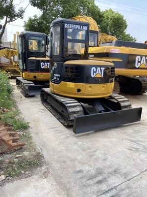 使用済み CAT305 ミニ掘削機 0.8 トン稼働重量と水力システム