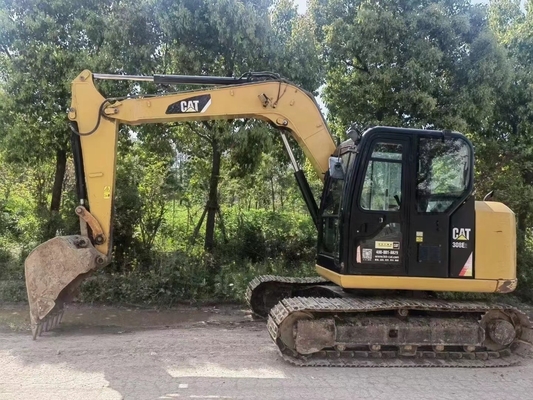 8トンの日本原装塗料 ディーゼル掘削機 ミニ掘削機 カタピラー 308E2
