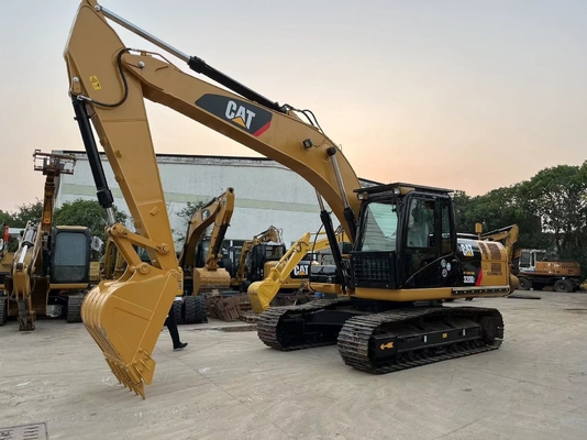20トンの稼働重量 日本用ディーゼル掘削機320D2 オリジナルエンジンを最大限搭載