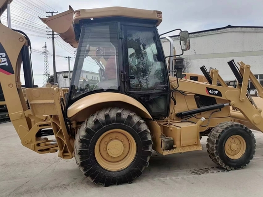 CAT 420F 日本製 リユアン液圧バルブ付き バックホーロード 15トンの稼働重量