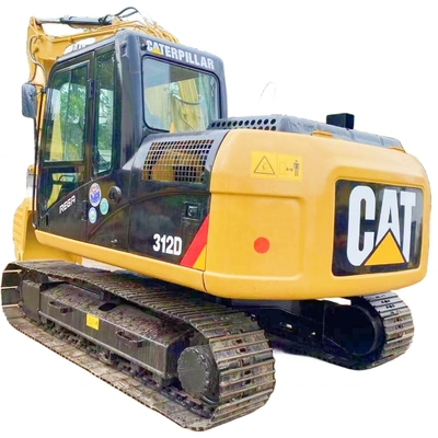 12トンの日本 オリジナルペイント ディーゼル 掘削機 カタピラー 312D 高効率
