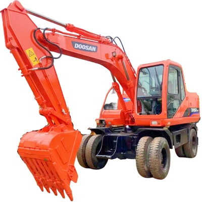 日本で使用された Doosan DH150W-7 15t クローラー掘削機