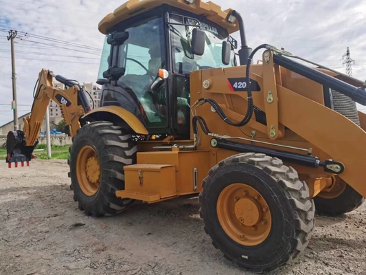 日本原産 9TON EPA エンジンカミス 上海のHydraulic バックホーロード CAT 420F
