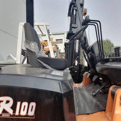 上海の中国のフォークリフト ハンチャ 10 トン R100 ディーゼルフォークリフト 操作が簡単
