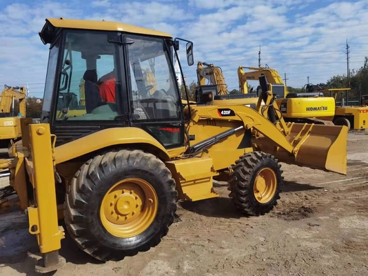オリジナルペイント 9TON 日本 EPA エンジン 水力 バックホー ローダー カタピラー 420F CAT420F