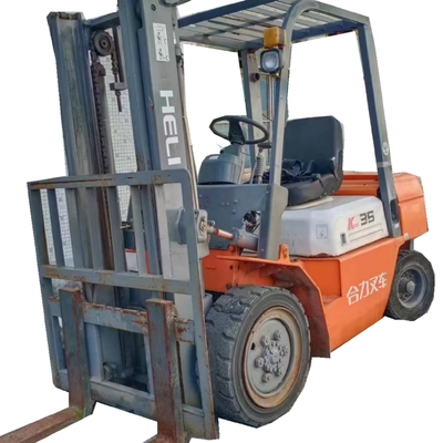 90% 中古 トラック HELI K35 3.5TON オリジナル塗料と良い持ち上げフォークリフト