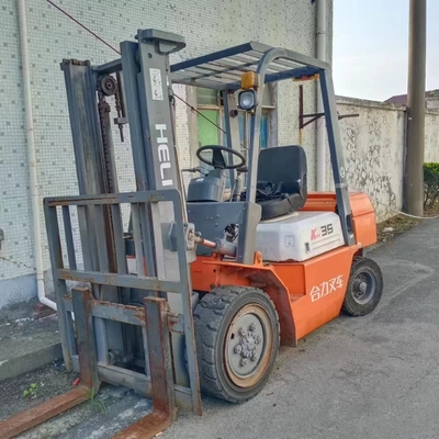 90% 中古 トラック HELI K35 3.5TON オリジナル塗料と良い持ち上げフォークリフト