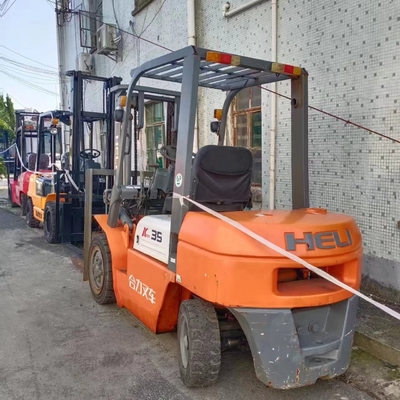 90% 中古 トラック HELI K35 3.5TON オリジナル塗料と良い持ち上げフォークリフト
