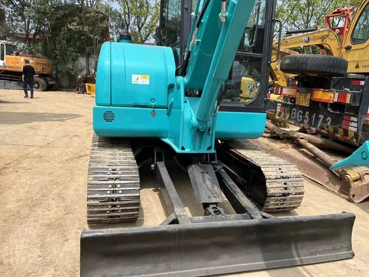 使用済み KOBELCO SK60 ミニ掘削機 低労働時間とパーカー水力シリンダー