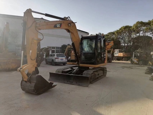 オリジナルペイントキャタピラー307E2 7トン用ディーゼル掘削機 リウアン水力シリンダー