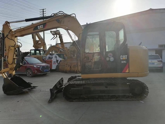 オリジナルペイントキャタピラー307E2 7トン用ディーゼル掘削機 リウアン水力シリンダー