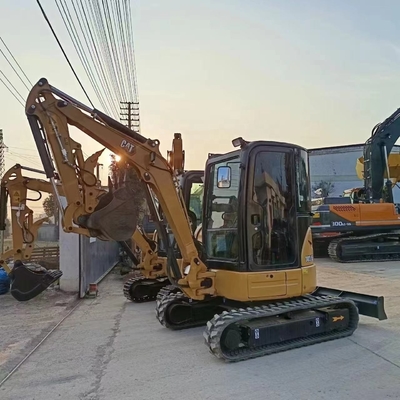CAT303.5E オリジナルペイントと日本EPAエンジンを搭載したキャタピラー製の水力掘削機