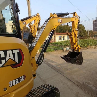 CAT303.5E オリジナルペイントと日本EPAエンジンを搭載したキャタピラー製の水力掘削機