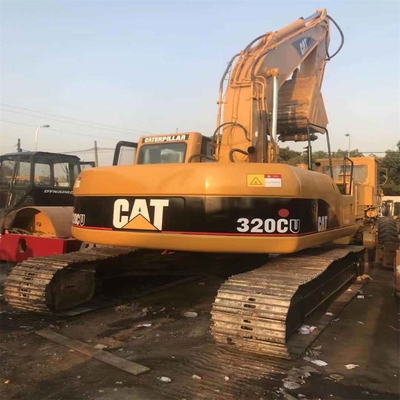 元の色 旧用 クローラー掘削機 320CU 状態良好でバケツ容量は 0.8m3