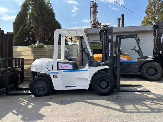日本 建設用 TCM 6 トン ディーゼルフォークリフト オリジナル カラー 重量 6000 kg