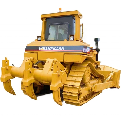 CAT D9N オリジナルキャットエンジンと水力クローラーブルドーザーの二手キャットブルドーザーの