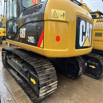 15トンの稼働重量 オリジナル日本部品付き 中古キャタピラー 315D2 掘削機