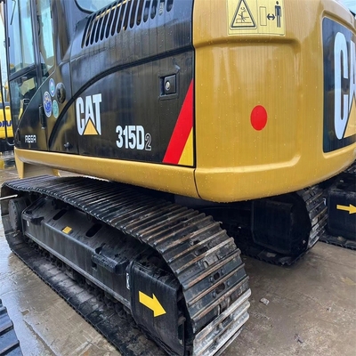 15トンの稼働重量 オリジナル日本部品付き 中古キャタピラー 315D2 掘削機