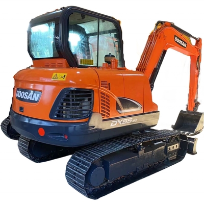 低エネルギー消費 ドーサン DX55 建設用掘削機 5.25TON 稼働重量