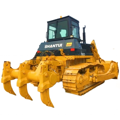 山を押すのに使われた水力大型ブルドーザーSD22