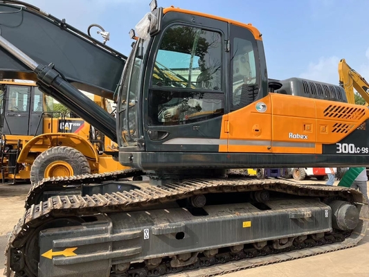 中古ハインダイ 300LC-9S 掘削機 重荷 30トンの機械 90% バケツ容量 1.38m3
