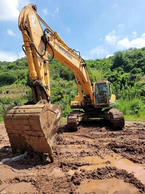 中古のヒタチ 335LC 掘削機 韓国から輸入 33トン オリジナルペイント クローラー 掘削機