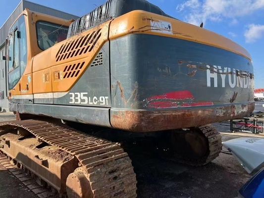 中古のヒタチ 335LC 掘削機 韓国から輸入 33トン オリジナルペイント クローラー 掘削機