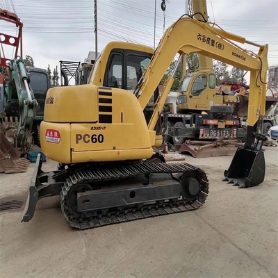6000 KG コマツー PC60 オリジナル水力ポンプ付き中古 クローラー・デグガー・エグババター