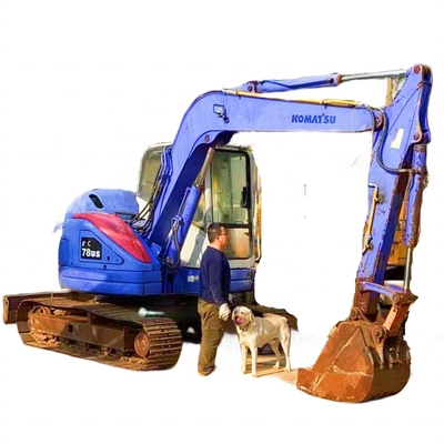 安価なコマツー PC78 オリジナルバルブ付き中古水力クローラー掘削機