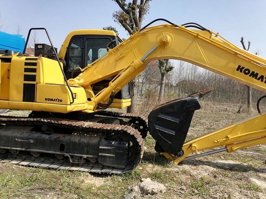 コマツー PC120 エグババター エンジンと水圧バルブ