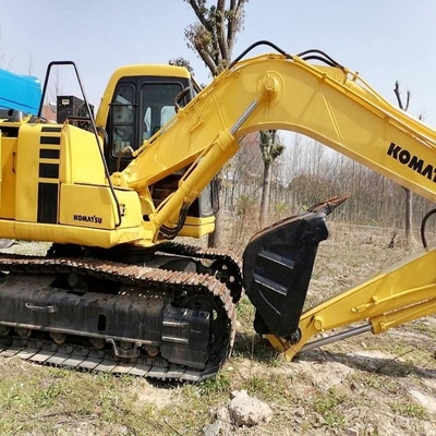 コマツー PC120 エグババター エンジンと水圧バルブ